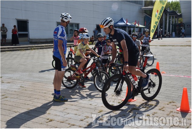 Pinerolo iniziata la scuola di ciclismo per i più piccoli con Jacopo Mosca