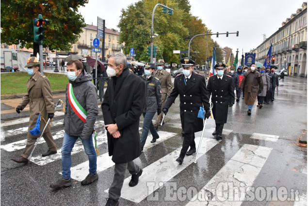 Pinerolo: Corteo al monumento dei caduti in ricordo della Grande Guerra