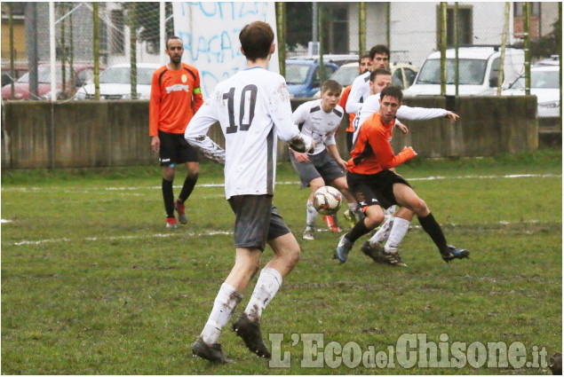 Calcio Prima categoria: pari a Pinasca nel derby 