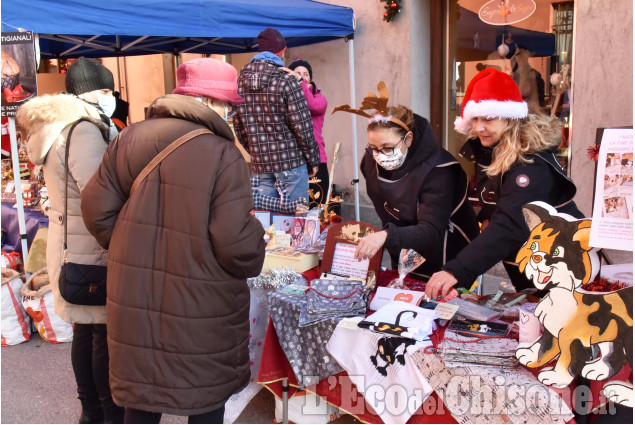 Cumiana: Babbo Natale alla festa di domenica