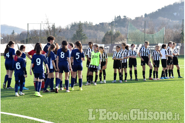 Calcio femminile: a Cantalupa amichevole tra le giovani della Juventus Academy Saudi Arabia e del Pinerolo.
