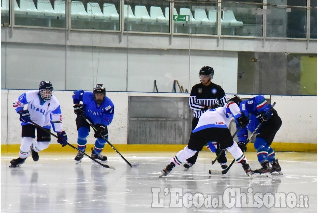 Pinerolo:Hockey ghiaccio, prospetti azzurri allo stadium