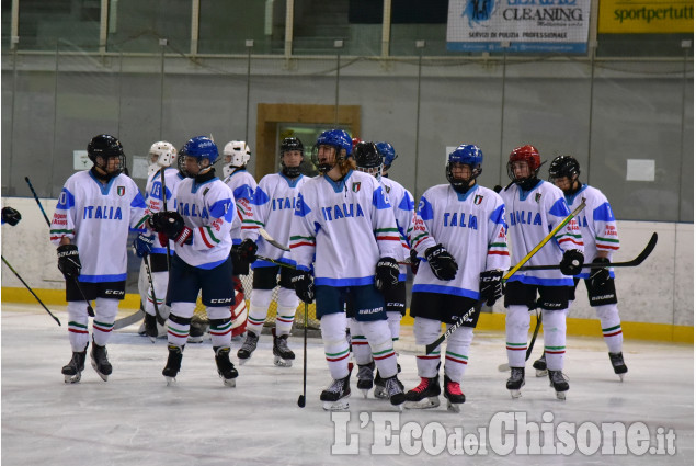 Pinerolo:Hockey ghiaccio, prospetti azzurri allo stadium