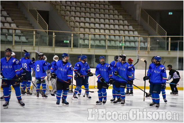 Pinerolo:Hockey ghiaccio, prospetti azzurri allo stadium