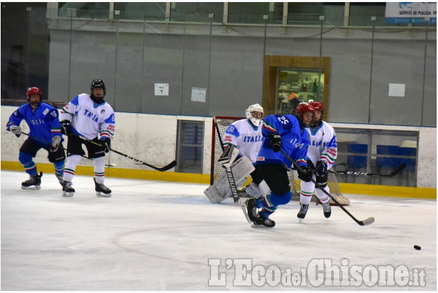 Pinerolo:Hockey ghiaccio, prospetti azzurri allo stadium