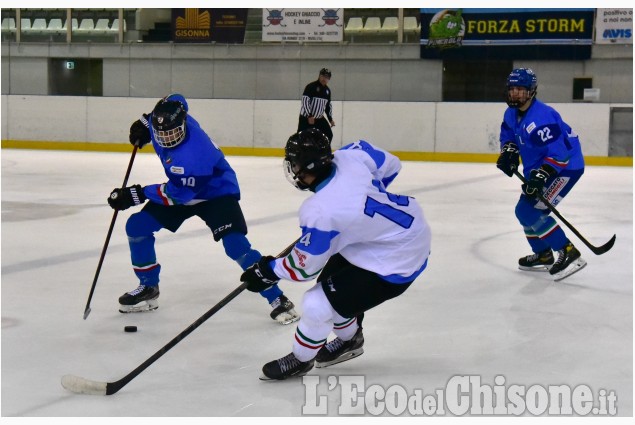 Pinerolo:Hockey ghiaccio, prospetti azzurri allo stadium