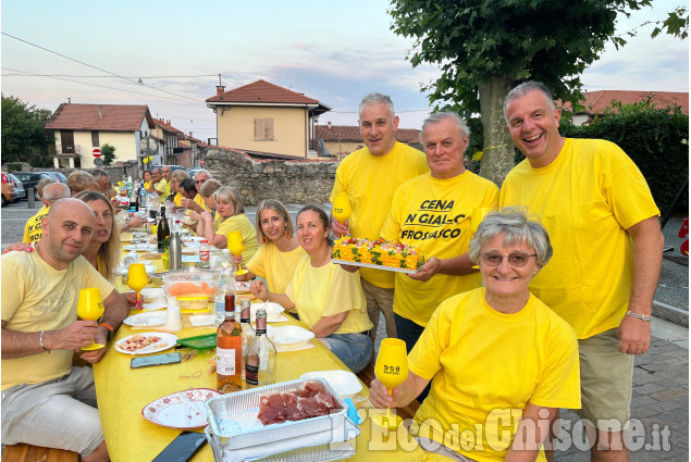 Frossasco "Cena in giallo"