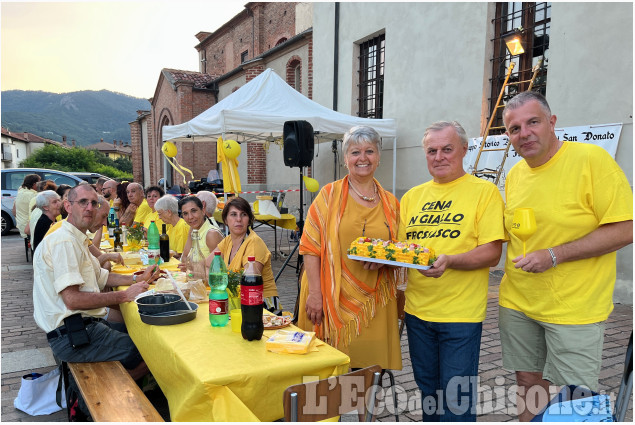 Frossasco "Cena in giallo"