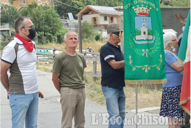 Fenestrelle: la commemorazione dei caduti partigiani al cippo di Chambons