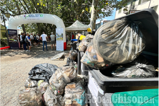 Pinerolo: Una domenica di Plogging raccolti in città oltre 330 kg di rifiuti