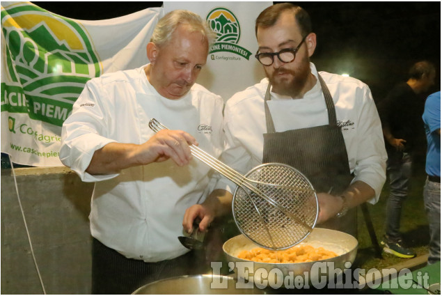 A Carmagnola, show cooking dei piobesini Sergio e Lorenzo Leggero