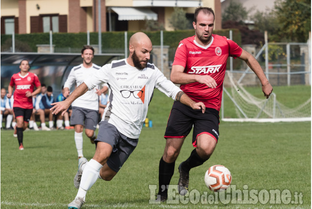 Calcio Promozione: prima vittoria Pinasca contro Infernotto
