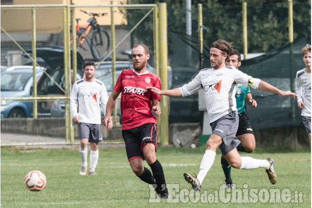 Calcio Promozione: prima vittoria Pinasca contro Infernotto