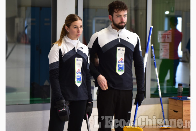 Pinerolo,Curling:Torneo internazionale doppio misto