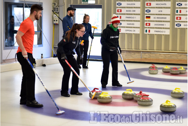 Pinerolo,Curling:Torneo internazionale doppio misto