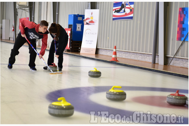 Pinerolo,Curling:Torneo internazionale doppio misto