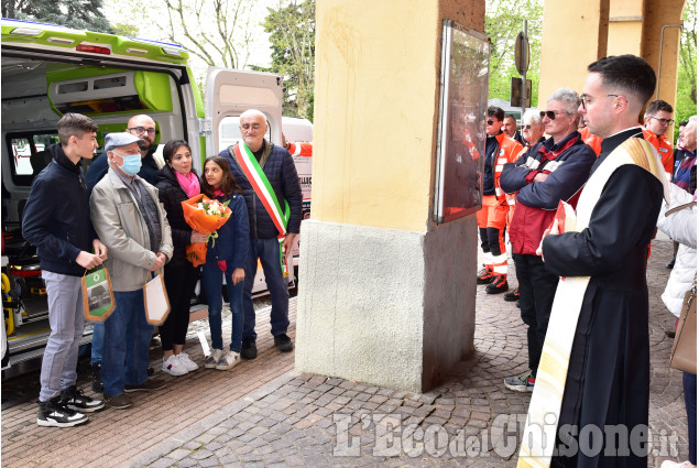 Cumiana:Inaugurazione dei nuovi mezzi della Croce Verde