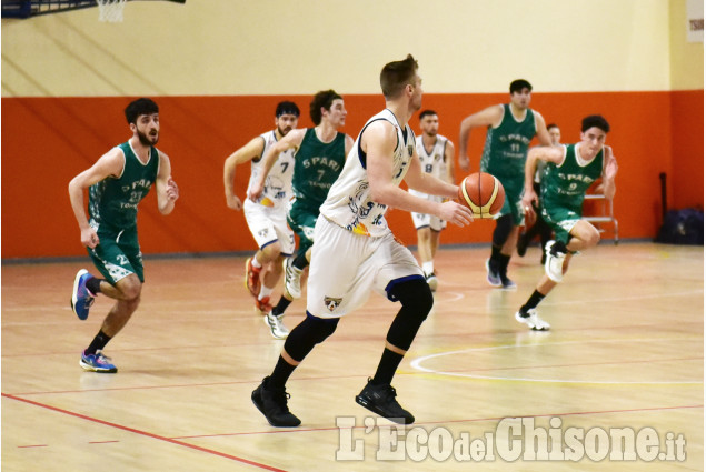 Basket:Cestistica Pinerolo 87 in festa in C