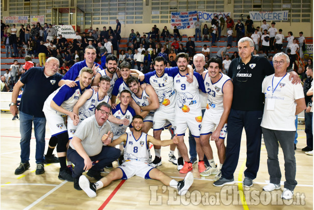 Basket:Cestistica Pinerolo 87 in festa in C