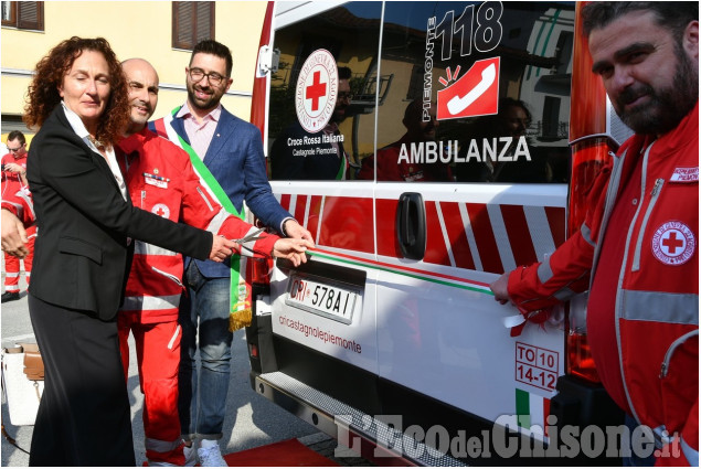 Castagnole: inaugurazione ambulanza Croce Rossa