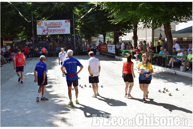 Bocce:Coppa Città di Pinerolo le finali, Memorial Piero Giordano.