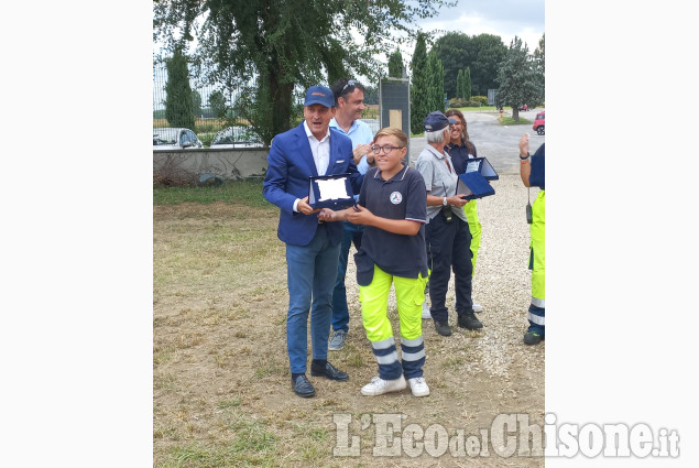 A Candiolo festa con il presidente Cirio per i ragazzi di "Anche io sono Protezione Civile"