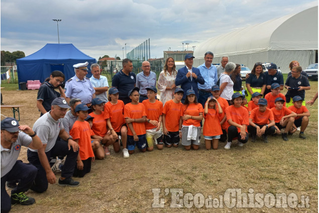 A Candiolo festa con il presidente Cirio per i ragazzi di "Anche io sono Protezione Civile"