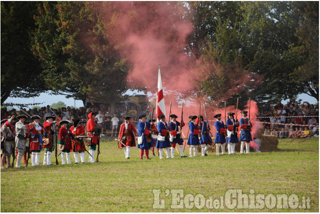 Staffarda la rievocazione storica "1690 La battaglia di Staffarda"