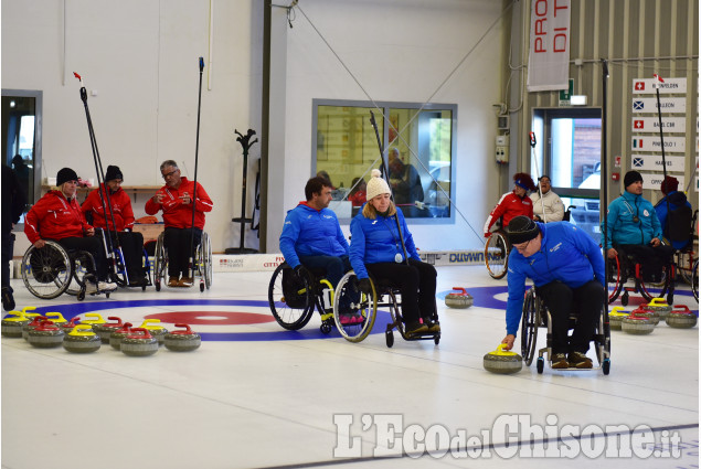 Curling memorial Gallinatto,wheelchair a Pinerolo