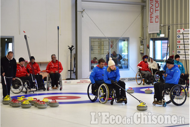 Curling memorial Gallinatto,wheelchair a Pinerolo