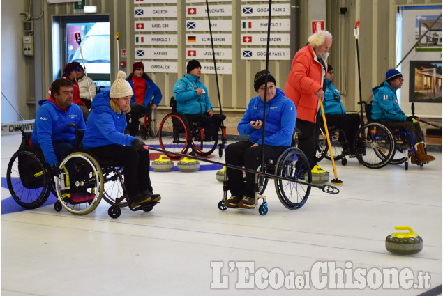 Curling memorial Gallinatto,wheelchair a Pinerolo