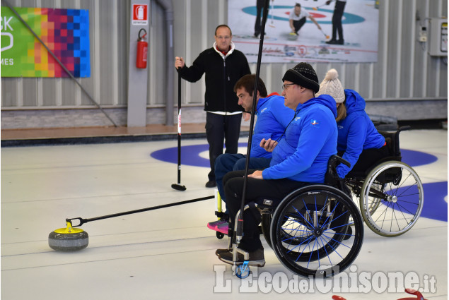 Curling memorial Gallinatto,wheelchair a Pinerolo