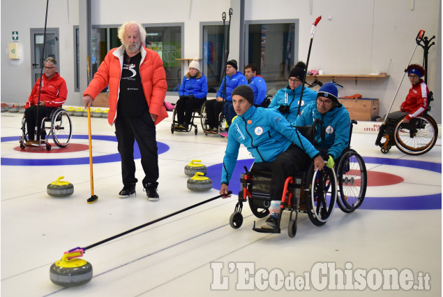 Curling memorial Gallinatto,wheelchair a Pinerolo