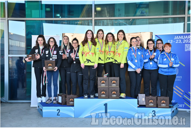 Curling,Pinerolo i titoli italiani assoluti: Sporting Pinerolo e Team Dolomiti