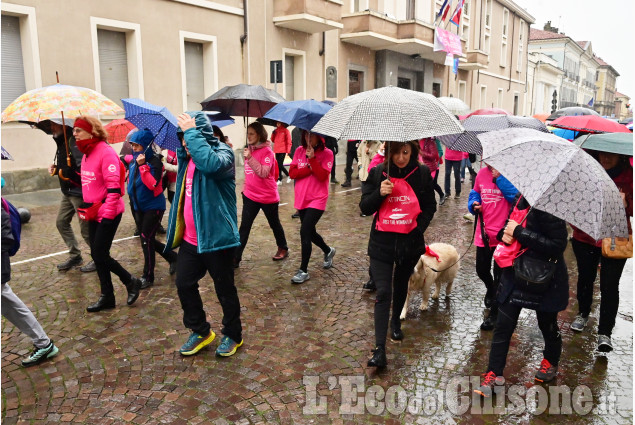 Pinerolo:  Just the Woman ,la corsa sotto la pioggia