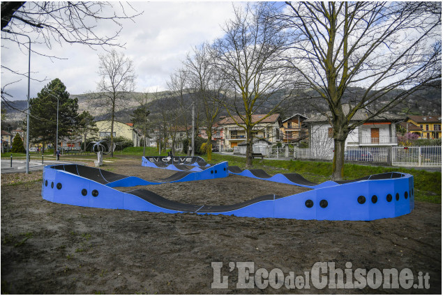 È arrivata a Villar Perosa la nuova pista da Pump Track