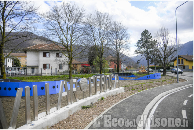 È arrivata a Villar Perosa la nuova pista da Pump Track