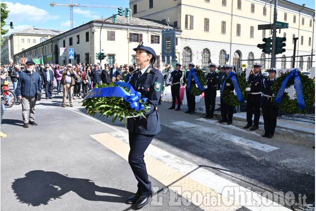 Pinerolo: 25 aprile e Festa della Liberazione, le immagini del corteo 