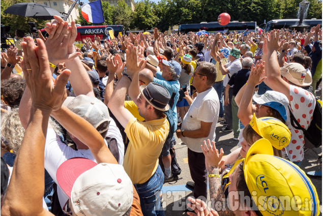 Tour de France a Pinerolo: la giornata in dieci foto