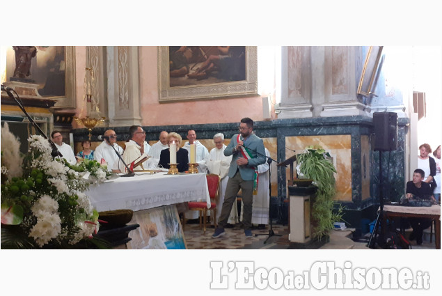Castagnole: la prima messa di Don Luciano Sismondi