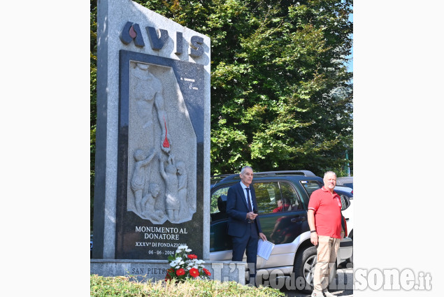 I festeggiamenti del 55° anno dell'Associazione Avis sezione di San Pietro V.L..
