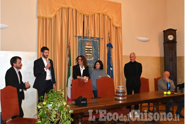 Andrea Vavassori e il padre Davide premiati dalla Città di Pinerolo