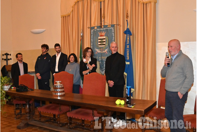 Andrea Vavassori e il padre Davide premiati dalla Città di Pinerolo
