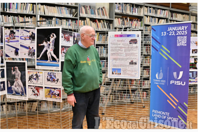 Pinerolo: Mostra fotografica dedicata alla scherma  “Sport e’ Gioia” di Giovanni Minozzi