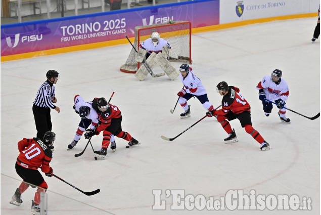 Hockey ghiaccio, Canada-Corea del Sud all'Ice Stadium