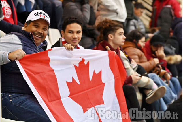 Hockey ghiaccio, Canada-Corea del Sud all'Ice Stadium