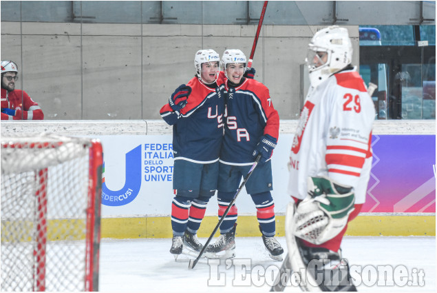 Universiadi: Hockey Usa vs Polonia 