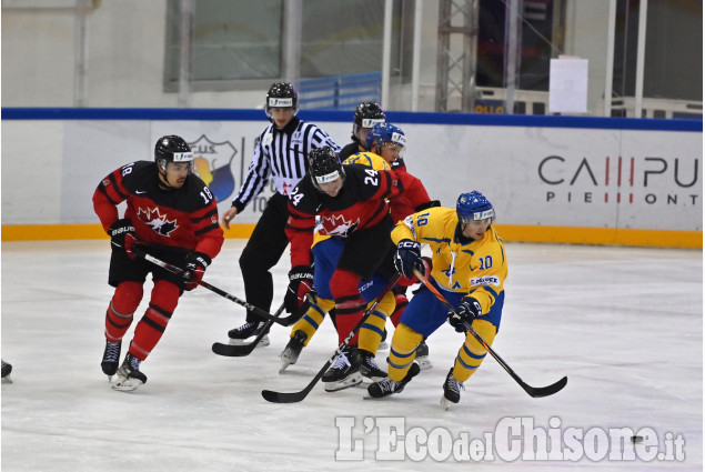 Pinerolo:Universiadi Hockey,  Svezia- Canada 
