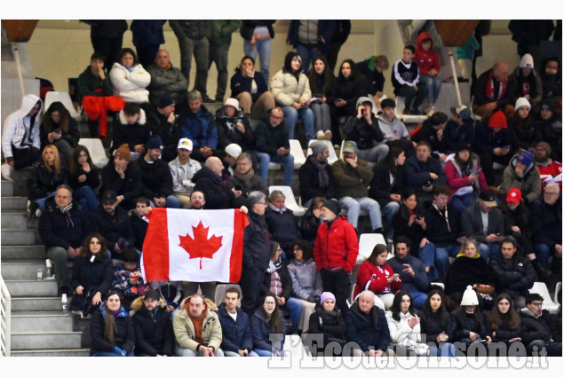 Pinerolo:Universiadi Hockey,  Svezia- Canada 