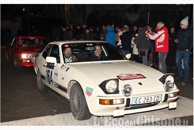 Pinerolo, il passaggio del "Rallye Historique Monte-Carlo"